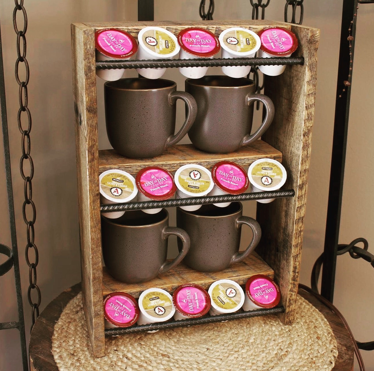 Coffee Cup rack, k-cup holder