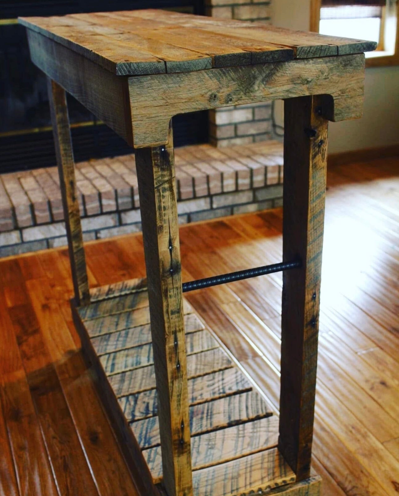 Rustic Sofa table, side table set